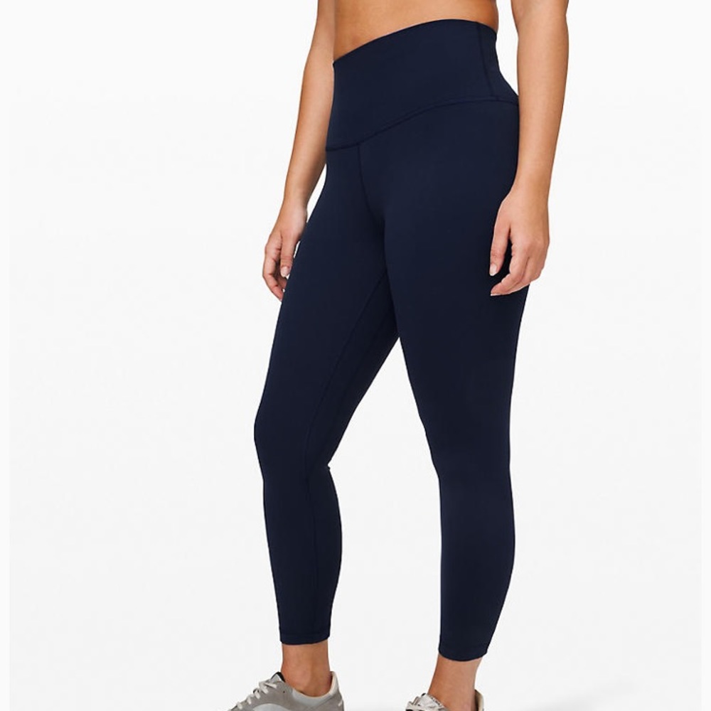 Navy 7/8 align lululemon leggings